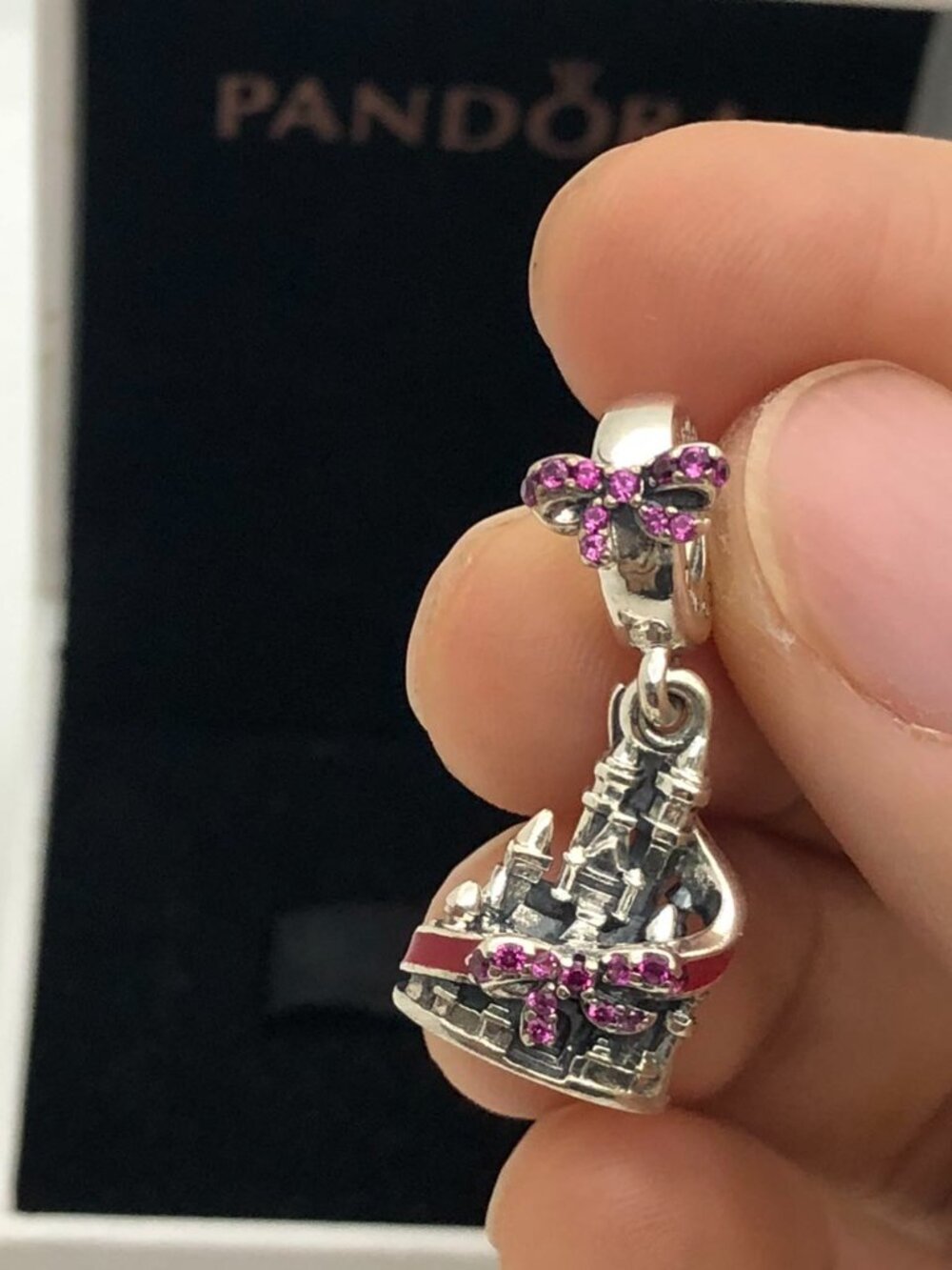 ✨🔥Pandora Disney Parks Holiday Castle Fantasyland Castle Charm